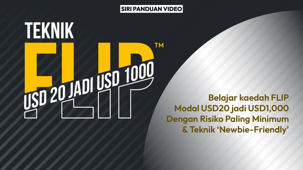 Video Teknik FLIP USD20 Jadi USD1,000™